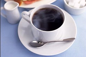 Чашка горячего кофе